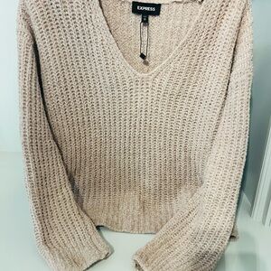 Express Women's Beige Sweater